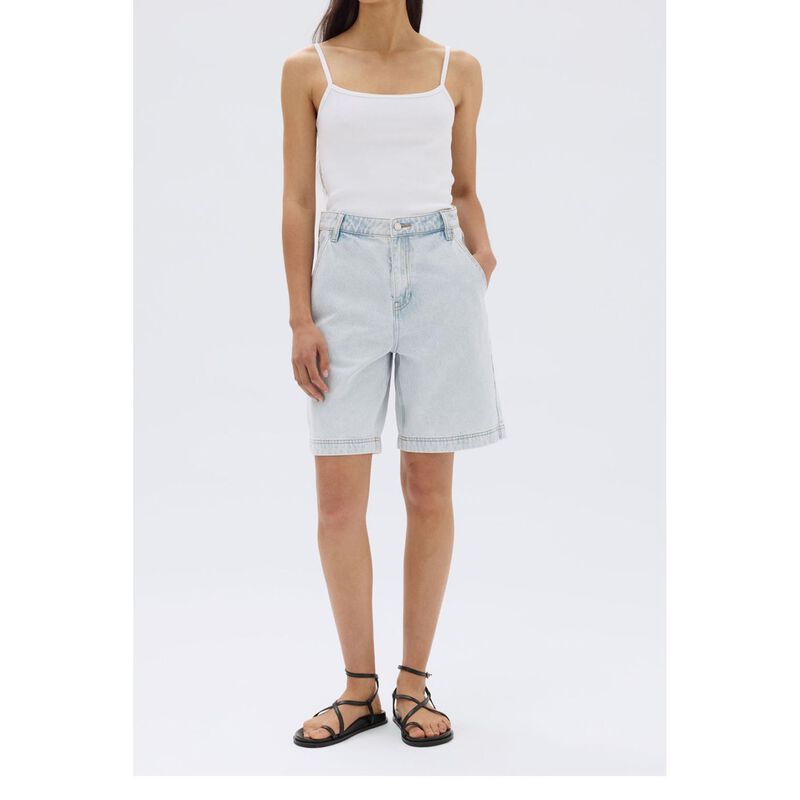 Assembly Label Longline Denim Short Bleach image number 3
