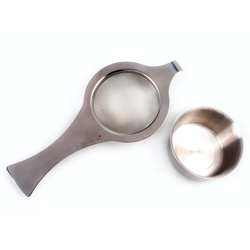Dilmah Camellia Leaf Tea Strainer with Holder image number 0