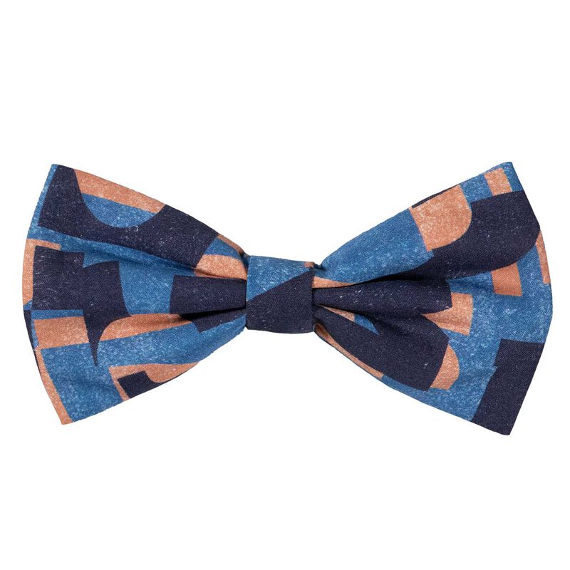 Parisian Slogan Dean Band Pre-Tied Bow image number 0