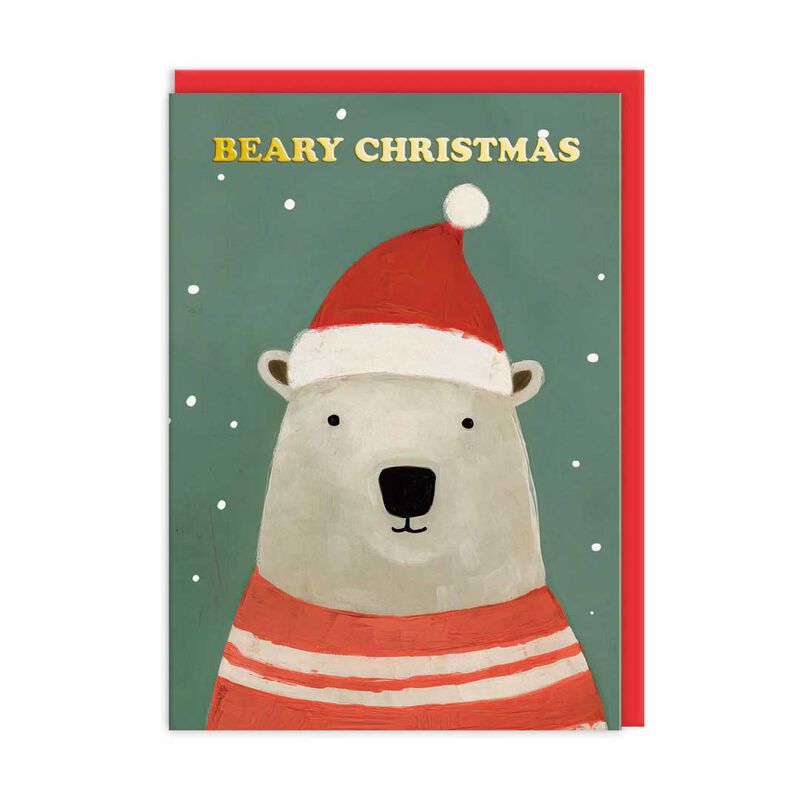 Ohh Deer Festive Bears Pack of 9 Christmas Cards - 3 Designs image number 1