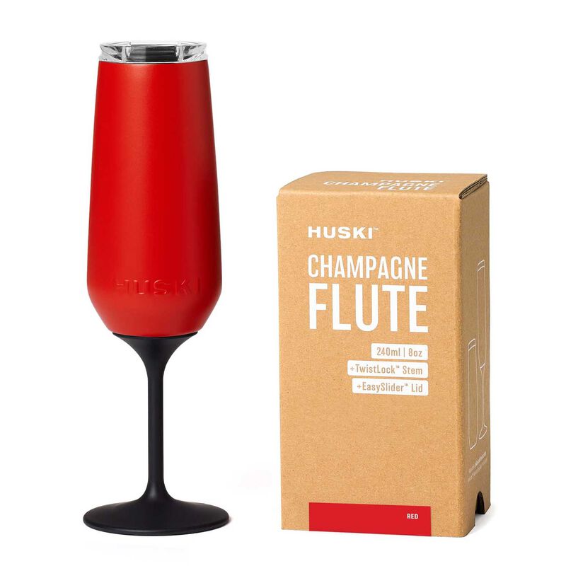 Huski Champagne Flute - Red image number 0