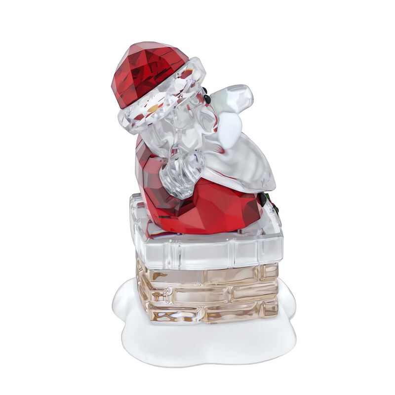 Swarovski Holiday Cheers Santa Claus and Chimney image number 3
