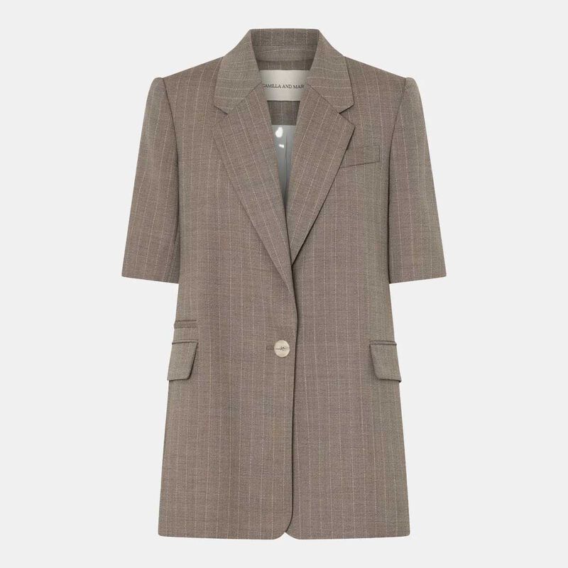 Camilla and Marc Arnelle Short Sleeve Blazer image number 2