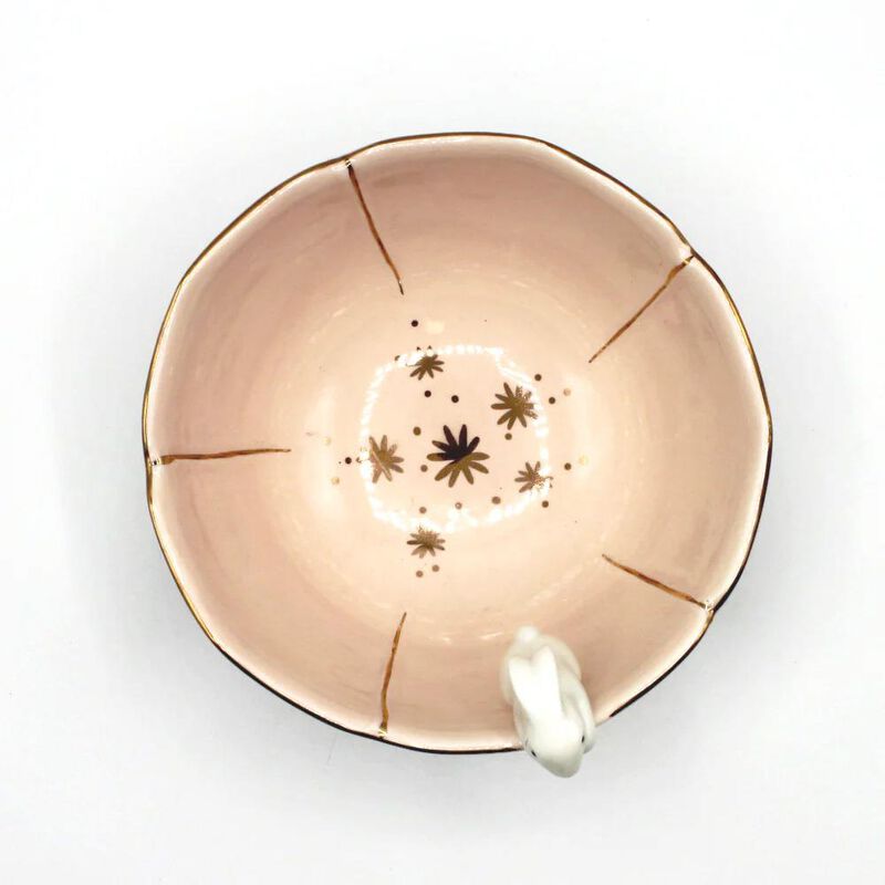 House Of Disaster Secret Garden Rabbit Bowl image number 1