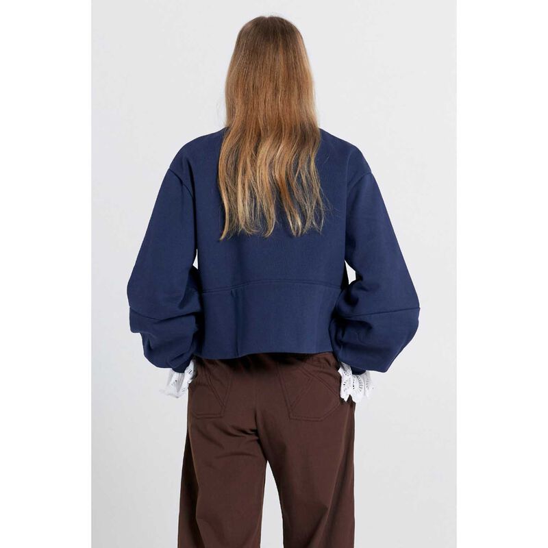 Karen Walker Runaway Zip Front Sweatshirt image number 1
