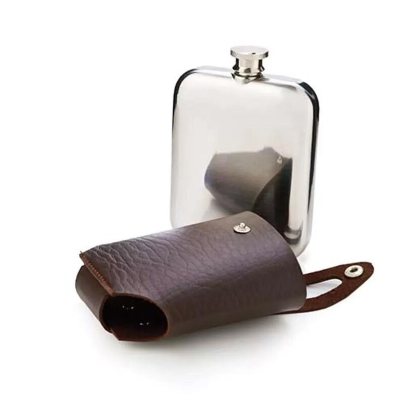 Admiral&trade; Stainless Steel Flask And Traveling Case By Viski&reg; image number 3
