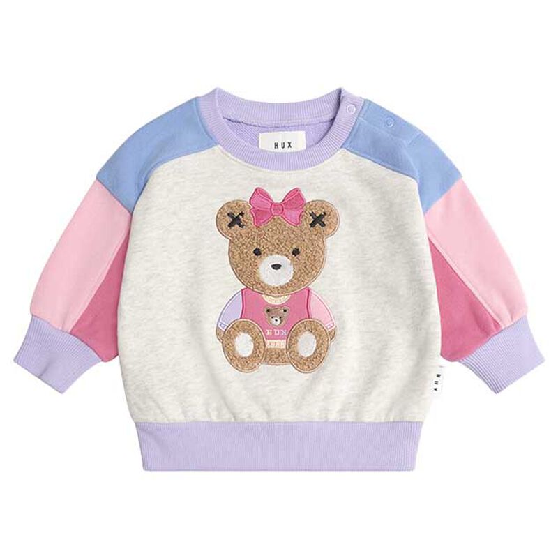 Huxbaby Varsity Huxette Spliced Sweatshirt 3-5Y image number 0