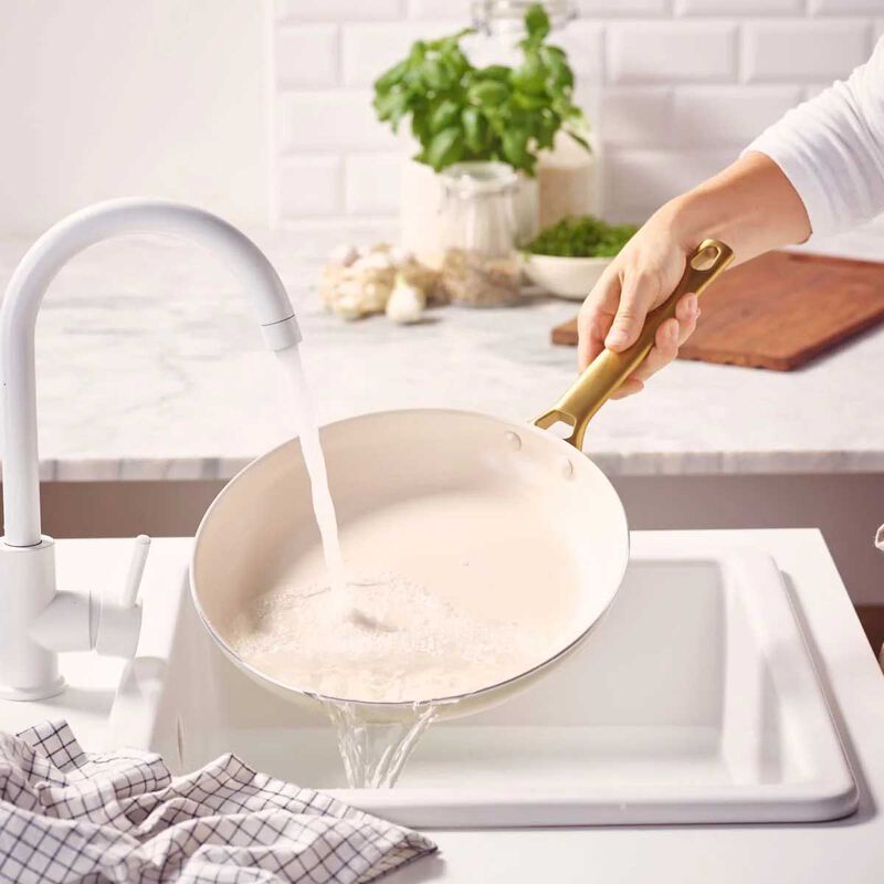 Greenpan Padova 2 Piece PFAS Free Frypan 26/30cm - Cream image number 3