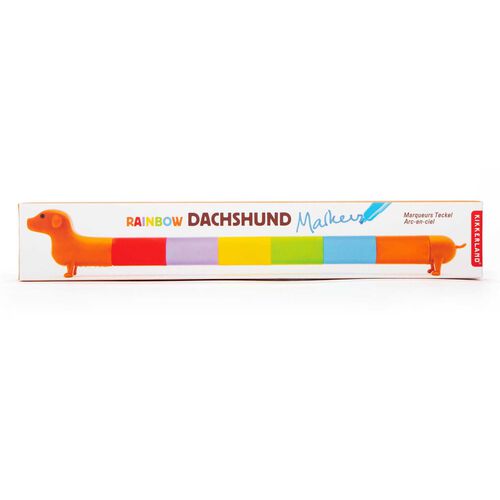 Kikkerland Rainbow Dachshund Markers