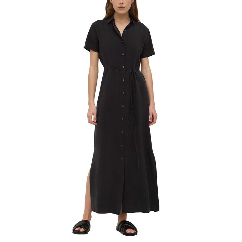 Assembly Label Heather Silk Blend Shirt Dress Black image number 0