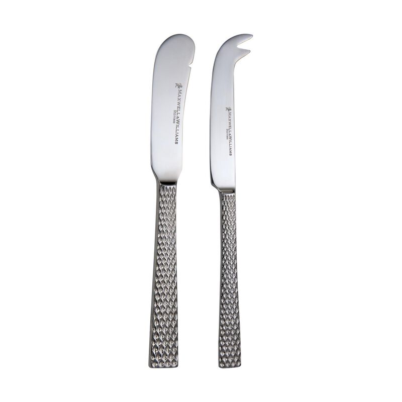 Maxwell & Williams Diamonds Cheese & Pate Knife Set 2Pc Gift Boxed image number 0