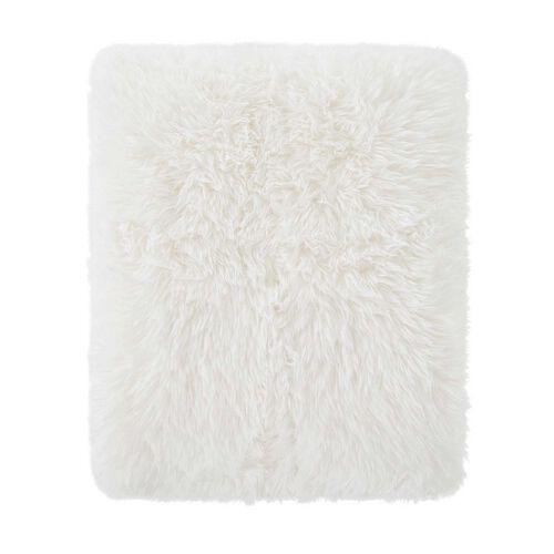 Top Drawer Polar Bear Cushion 500Gsm Longpile Fur - 45x45cm With Inner