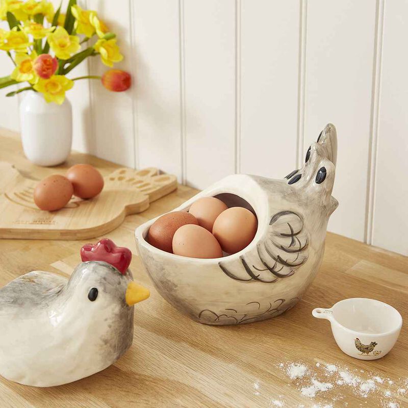 Cooksmart Hen House Lane Chicken Shaped Egg Storage image number 1