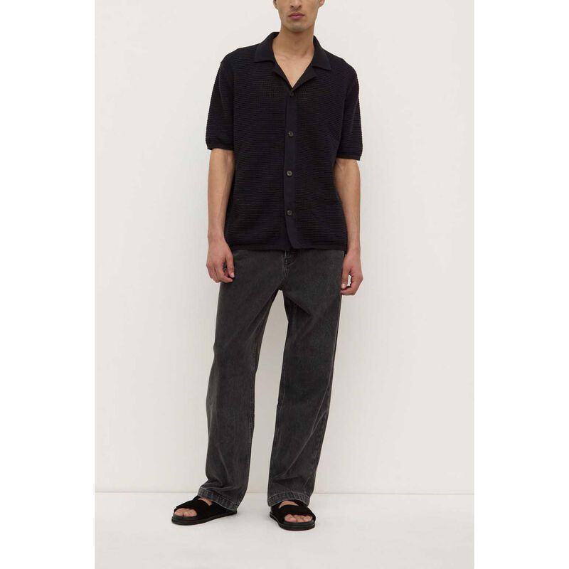 Assembly Label Peyton Knit Shirt Black image number 3