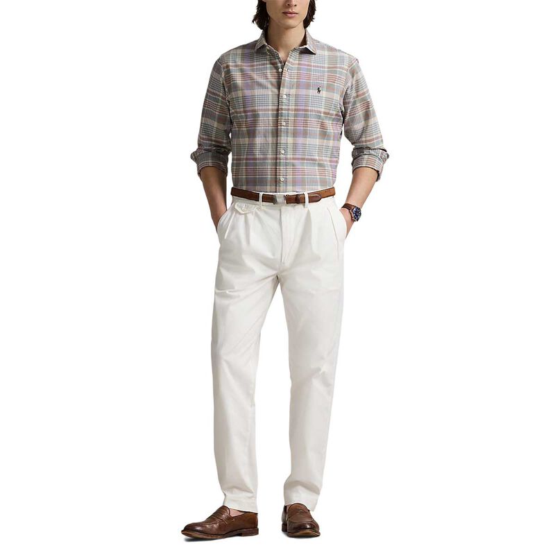 Polo Ralph Lauren Custom Fit Tattersall Oxford Shirt image number 3