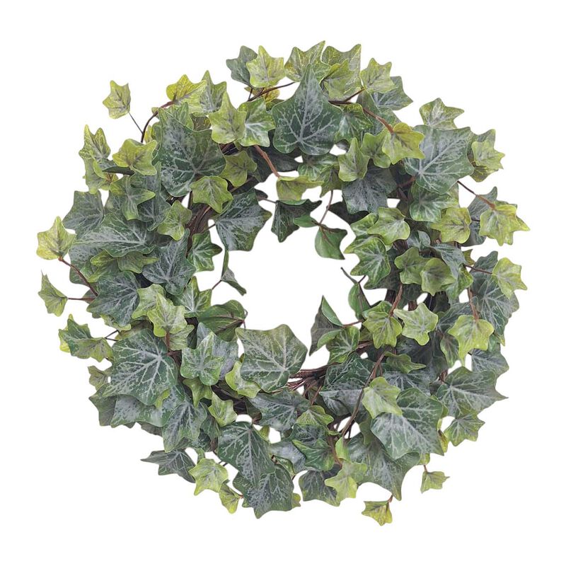 Frosted Ivy Wreath Small image number 0