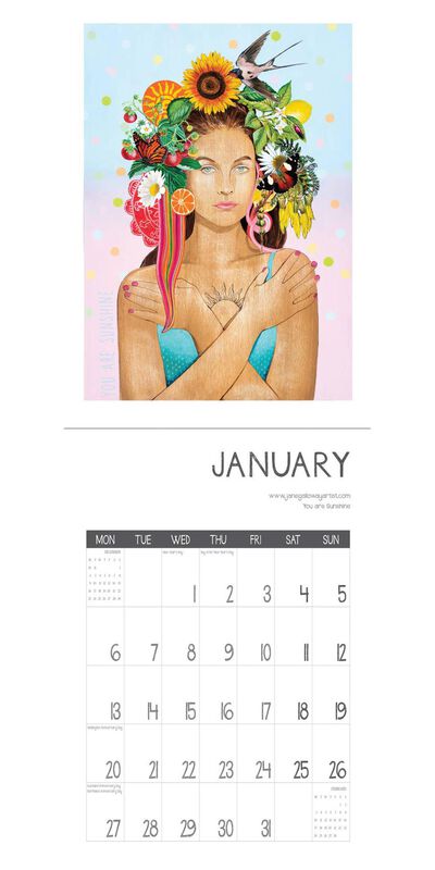 Jane Galloway 2025 Wall Calendar image number 1