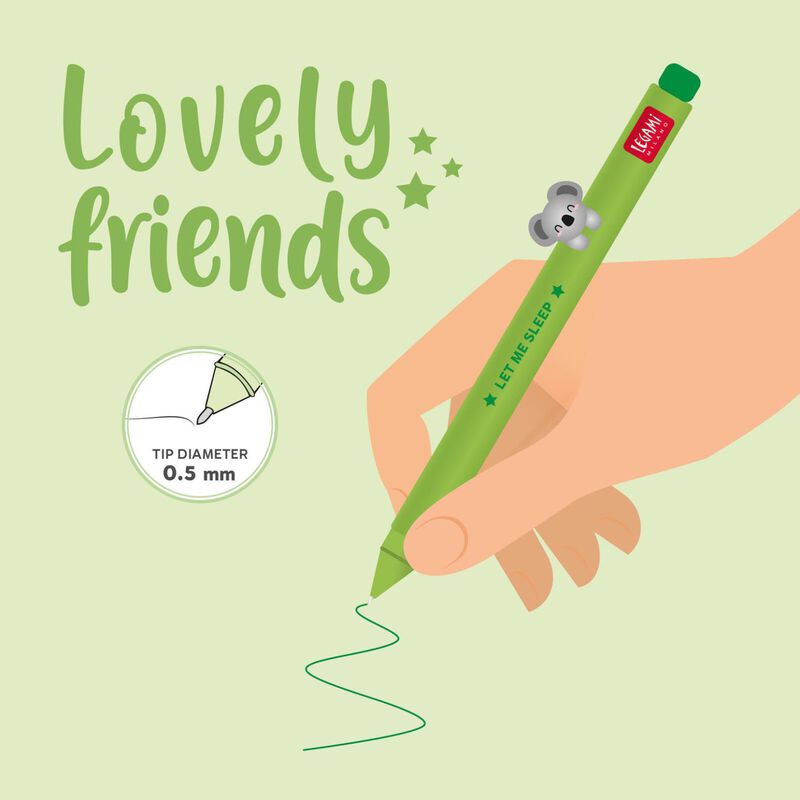 Legami Lovely Friends Gel Pen - Koala image number 2