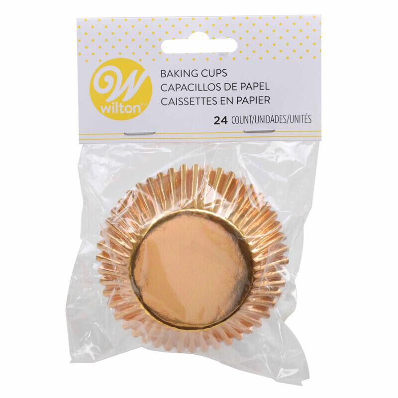Wilton Baking Cups - Gold 24 Pack image number 1