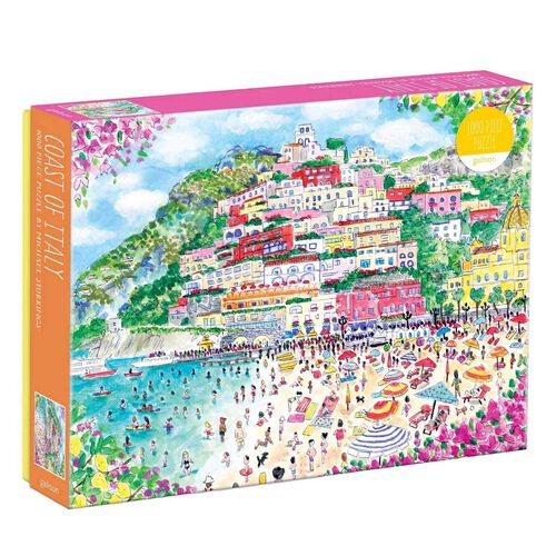 Galison Michael Storrings Coast of Italy 1000 Piece Puzzle