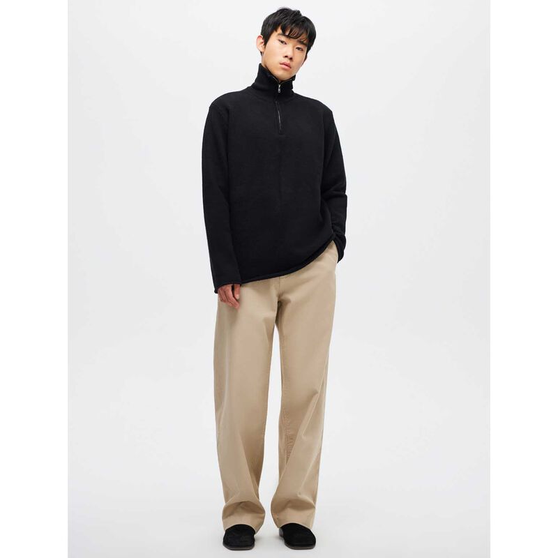 Neuw Brushed 3/4 Zip Knit image number 2