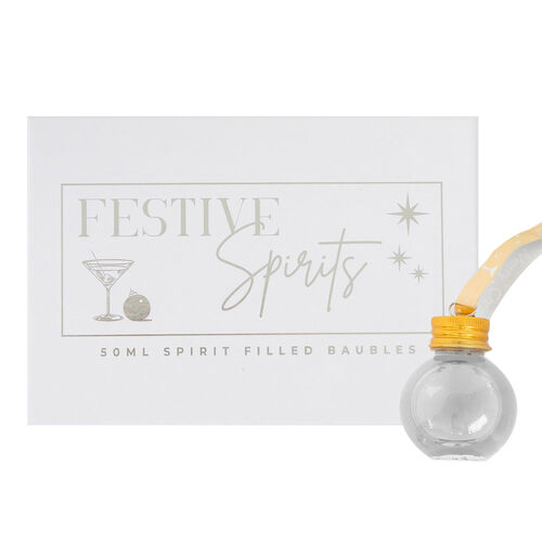 Weekender Gift Box of Gin Baubles 6 x 50ml