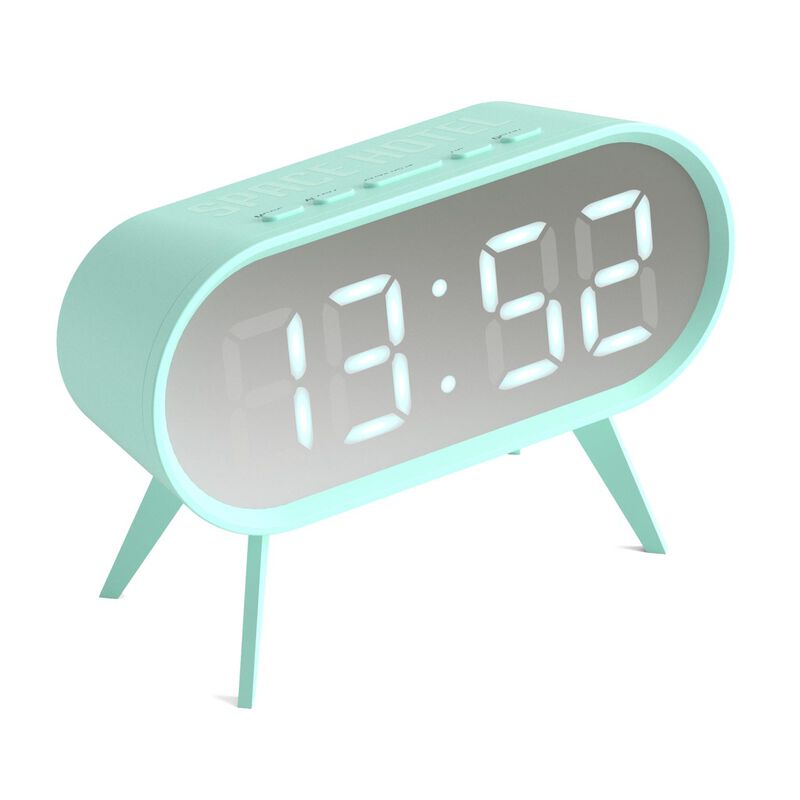 Newgate Space Hotel Cyborg Led Alarm Clock image number 1
