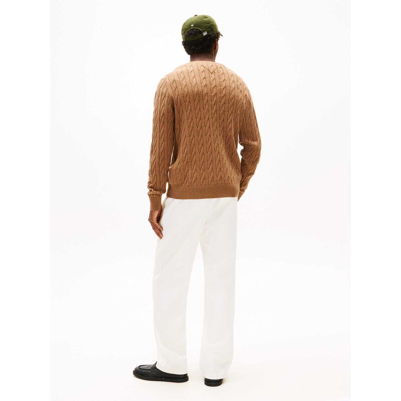 Tommy Hilfiger Classic Cotton Cable Crew Neck image number 1