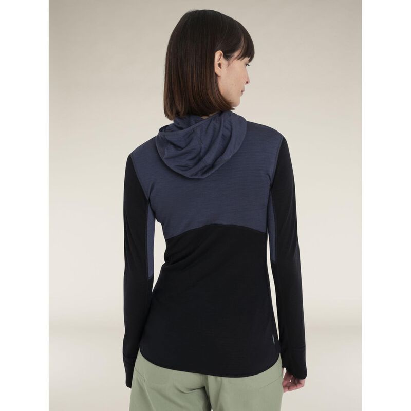 Icebreaker W Merino Blend 200 RealFleece Descender LS Zip Hoodie image number 5