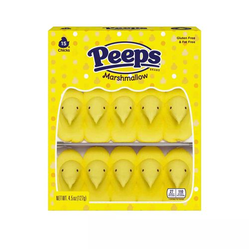 Peeps&reg; 15-Piece Yellow Marshmallow Chicks