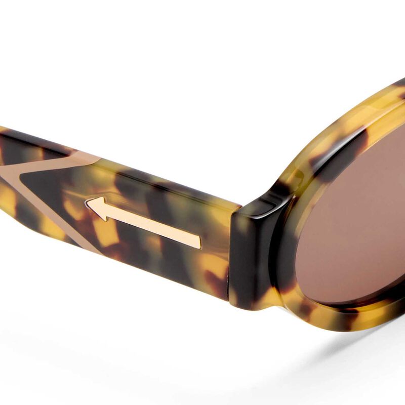 Karen Walker All Out Crazy Tort Sunglasses image number 3