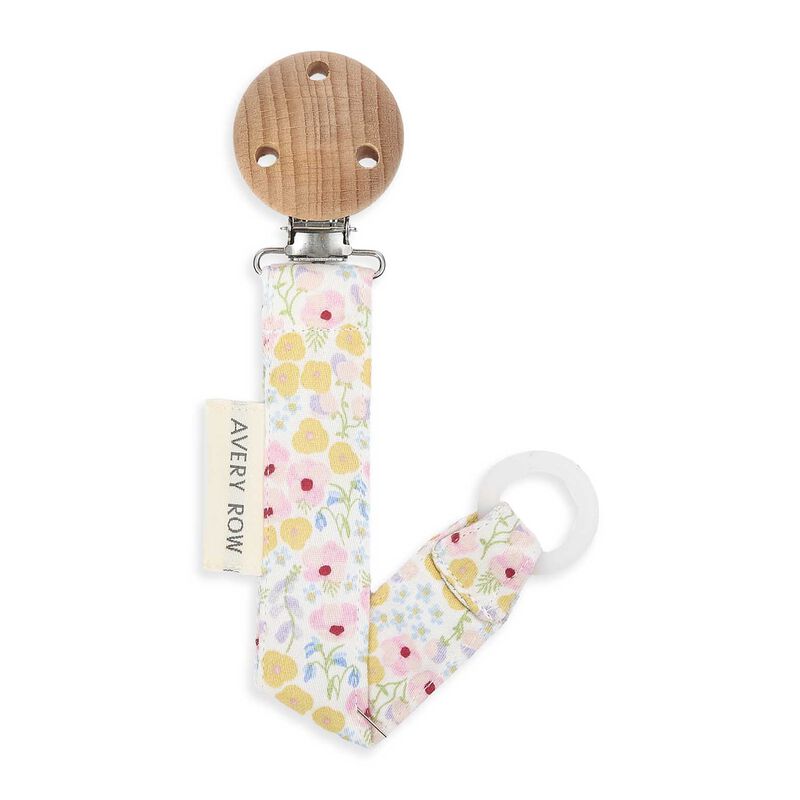 Avery Row Pacifier Holder - Wildflower Garden image number 0