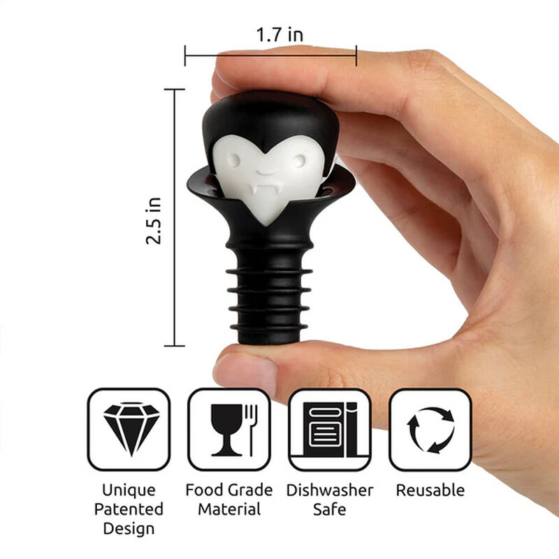 Ototo Count Corkula Wine Stopper & Pourer image number 1