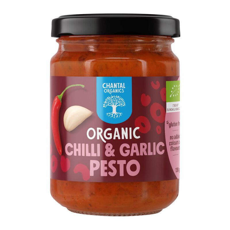 Chantal Organics Chilli & Garlic Pesto 130g image number 0