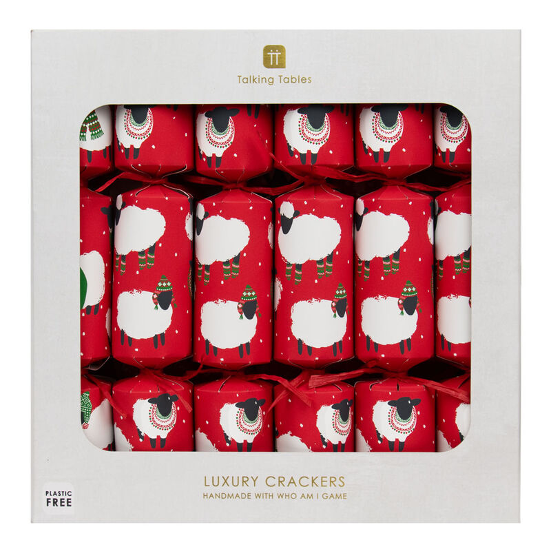 Talking Tables Luxury Crackers 12 In. Botanical Sheep (6 Pack) image number 0