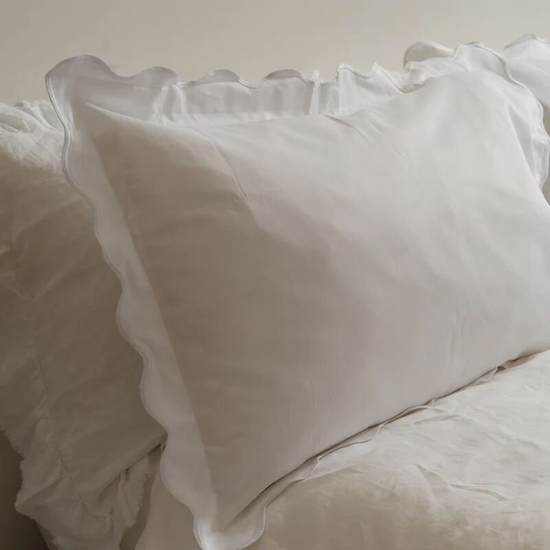 Home Lab Celine Scallop Edge Duvet Set image number 7