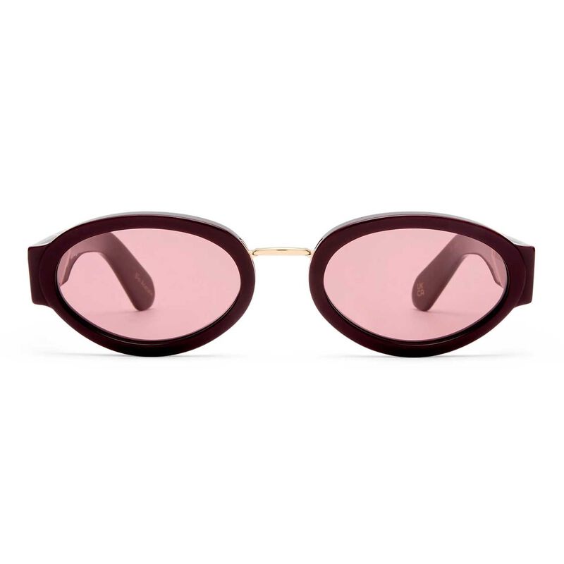 Karen Walker All Out OxbloodSunglasses image number 2