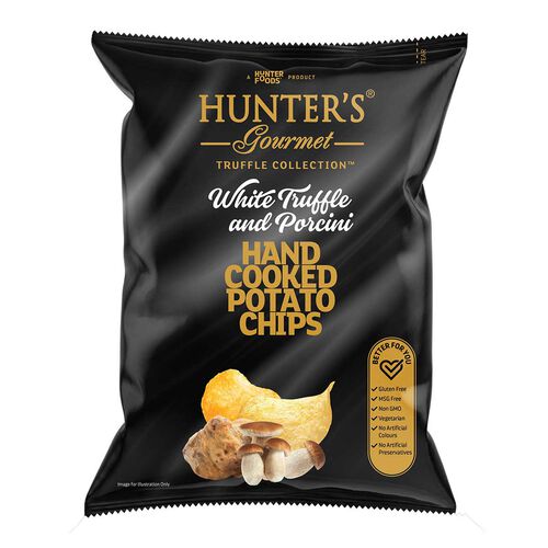 Hunters White Truffle and Porcini Crisps 125g