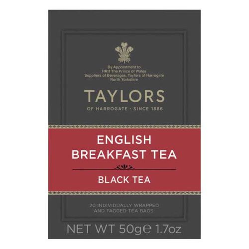Taylors English Breakfast Tea Bags 20s 50g