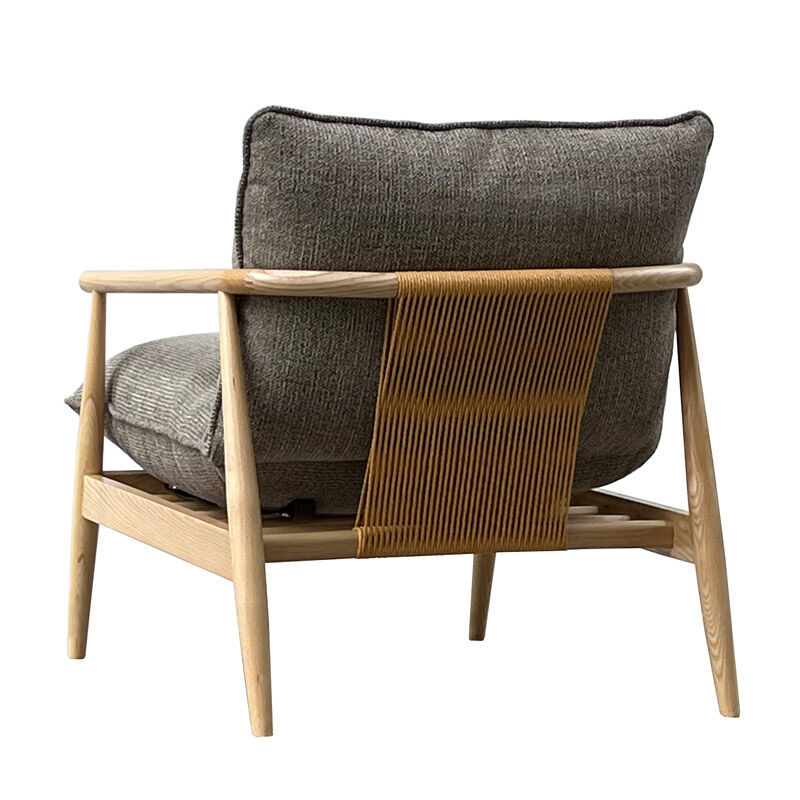Le Forge Antonio Armchair Light Oak with Latte Fabric image number 1