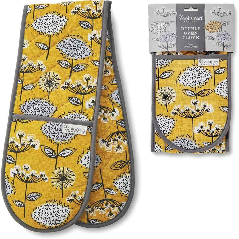 Cooksmart Retro Meadow Double Oven Glove image number 0