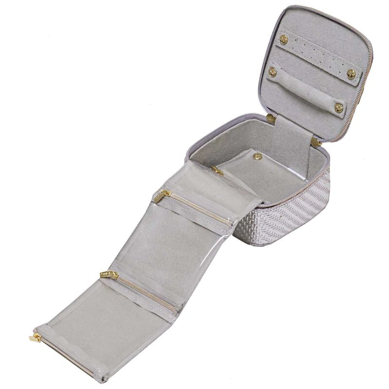 Tonic Herringbone Jewellery Cube Silver image number 2