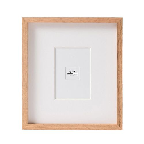 Città Edge Frame Oak Photo 5x7 33x37cmh