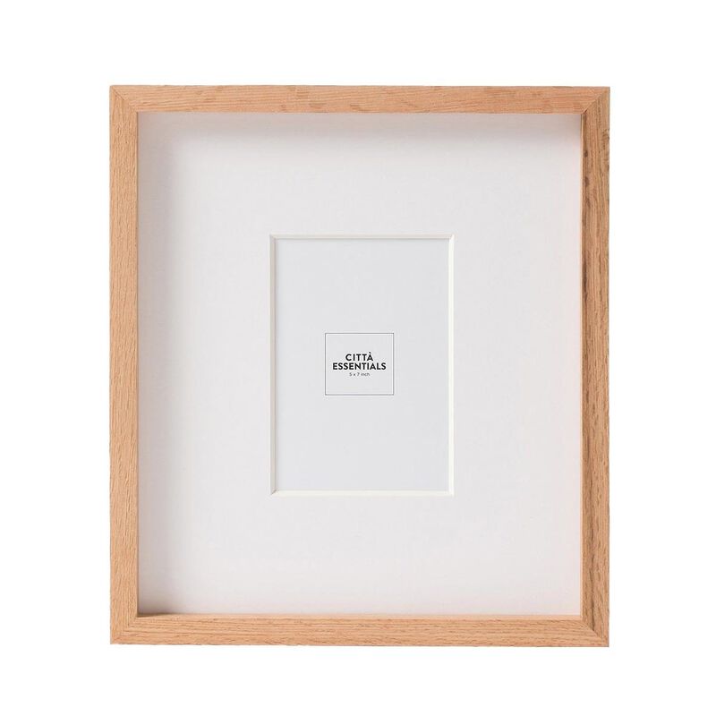 Città Edge Frame Oak Photo 5x7 33x37cmh image number 0