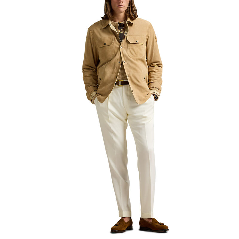 Polo Ralph Lauren Reversible Suede-Taffeta Shirt Jacket image number 3