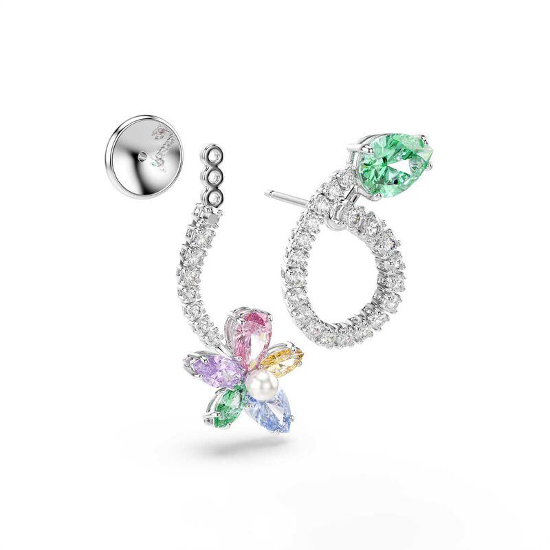 Swarovski x Ariana Grande Garden Collection Drop Earrings With Ear Jacket image number 1