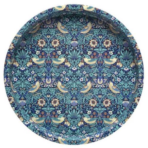 Arts & Crafts Deepwell Tin Tray Blue 300mm