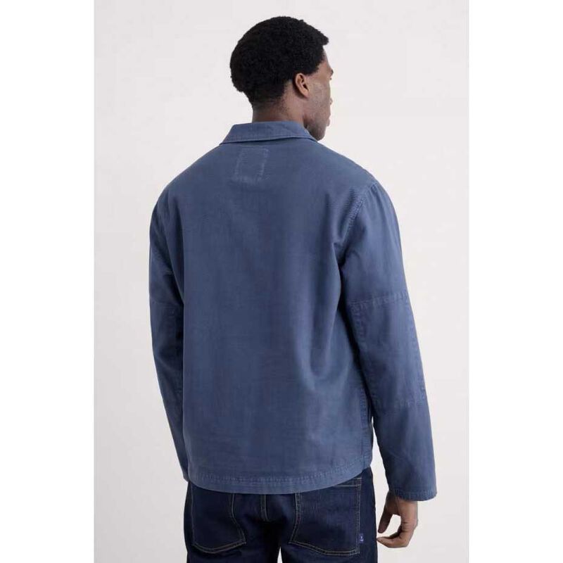 Seasalt Cornwall Mens Farrow Smock Vintage Indigo image number 1