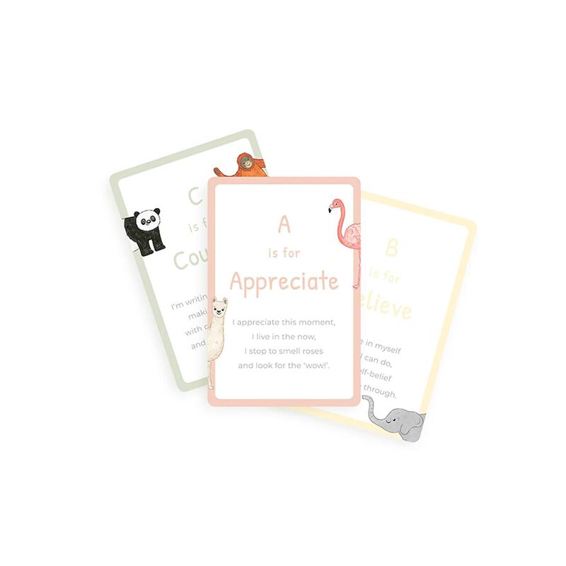 Mindful & Co Kids A-Z Affirmation Cards image number 1