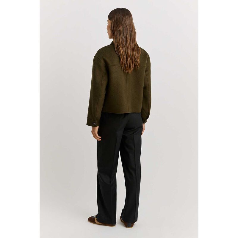 Toorallie Button Front Double Faced Wool Jacket image number 1